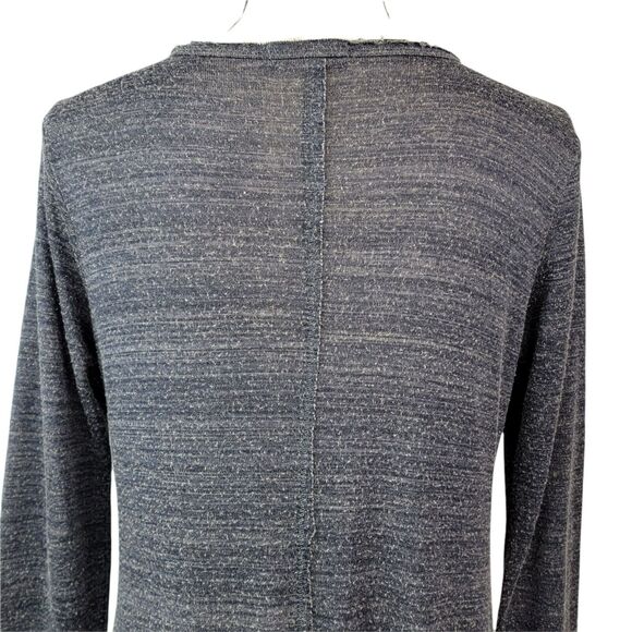 Gilded Intent Cardigan Sweater Womens Sz S‎ Gray Duster Longline Asymmetrical - Picture 6 of 9